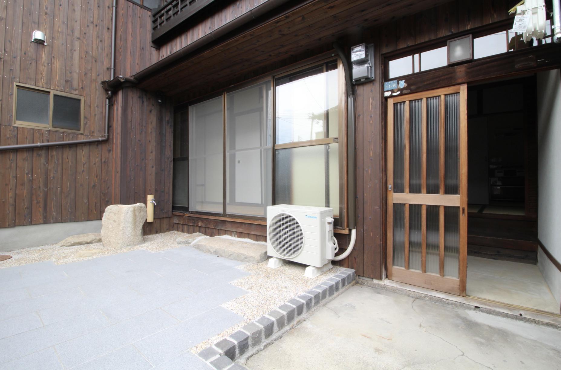 神戸市兵庫区上祇園町の賃貸物件/縁側とつながる専用庭付き（リノベーション直後の写真を使用しています。）