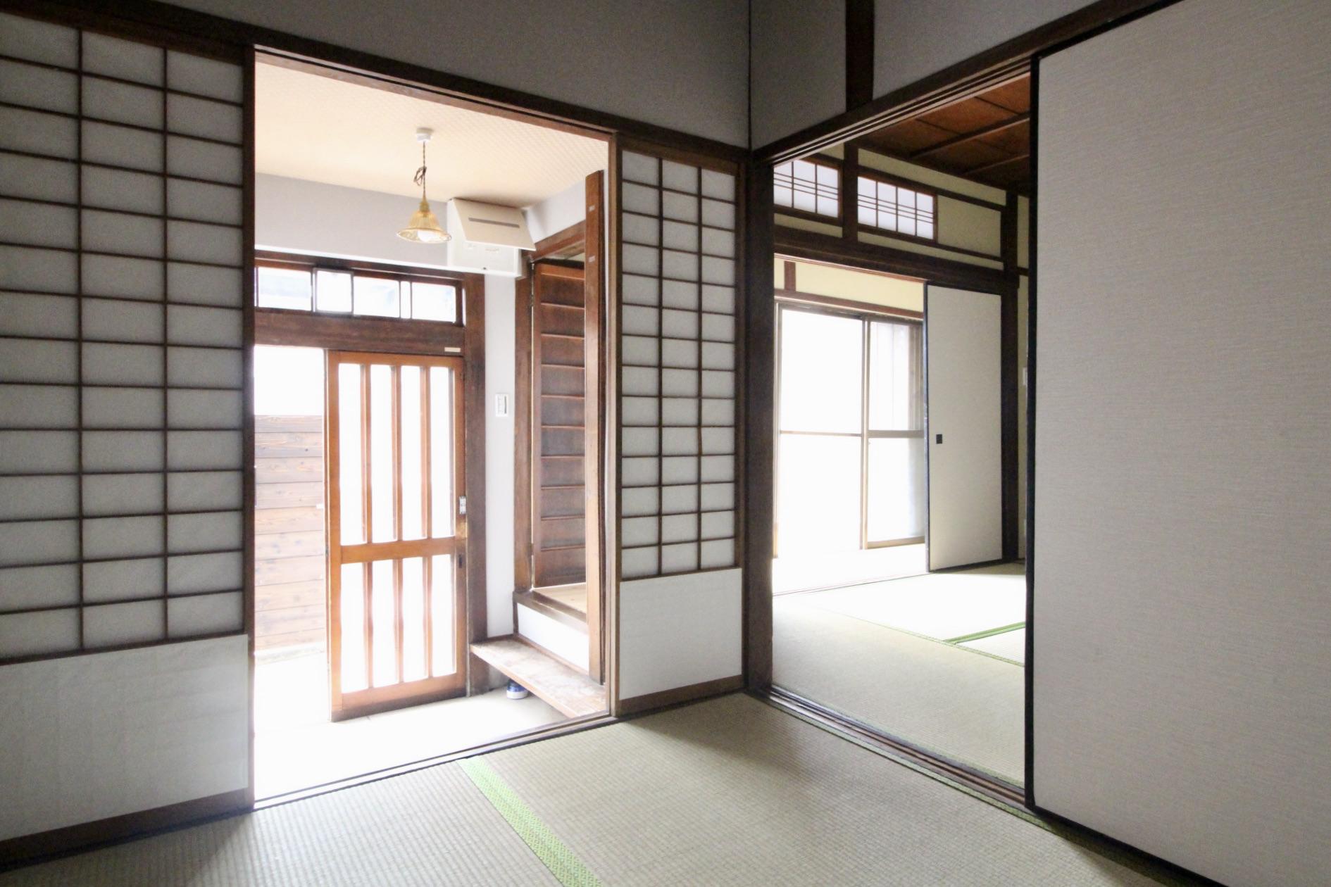 神戸市兵庫区上祇園町の賃貸物件/建具が一つ一つとても良い（リノベーション直後の写真を使用しています。）