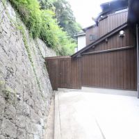 神戸市兵庫区上祇園町の賃貸物件/裏庭