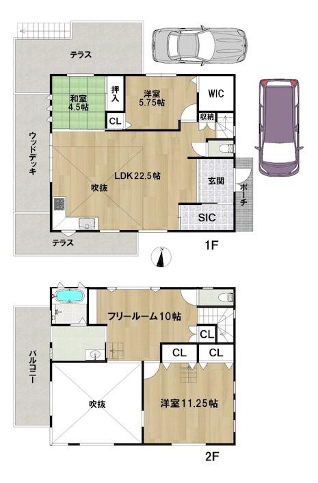 西宮市国見台の売買物件/※図面と現状が異なる場合には、現状を優先するものとします。