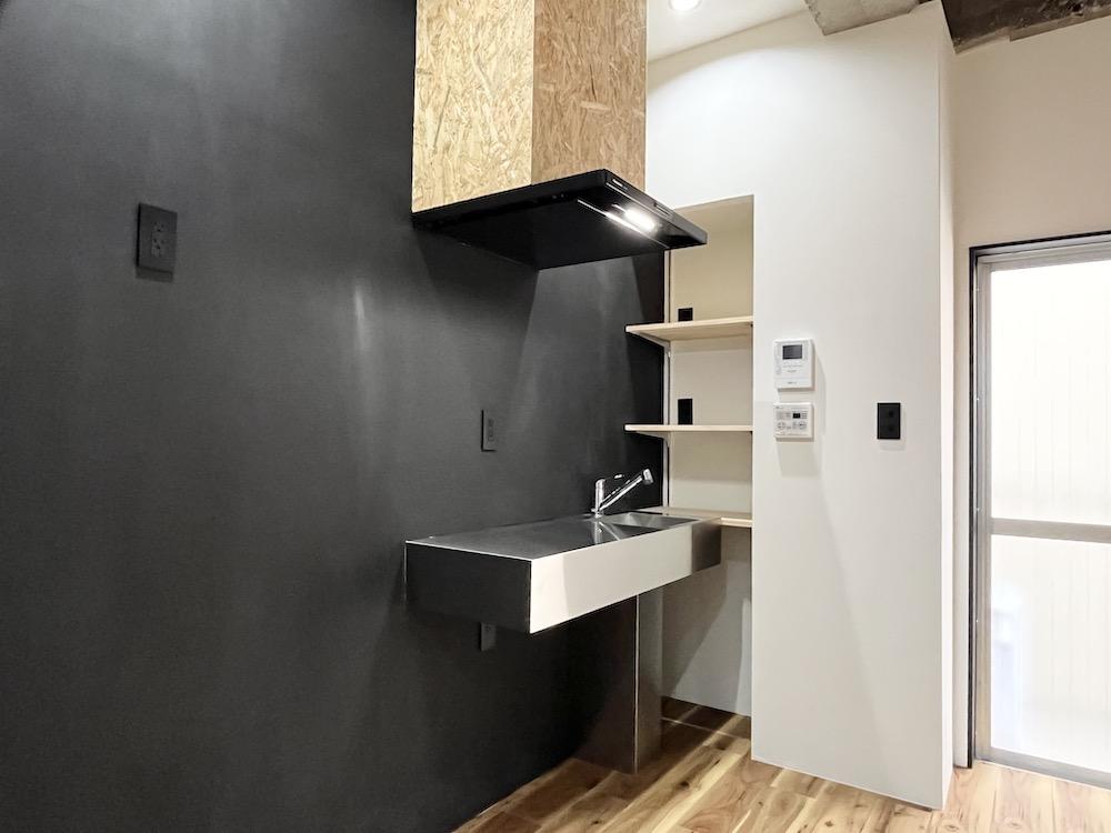 神戸市中央区北野町の賃貸物件/キッチン。コンロは設置可能です