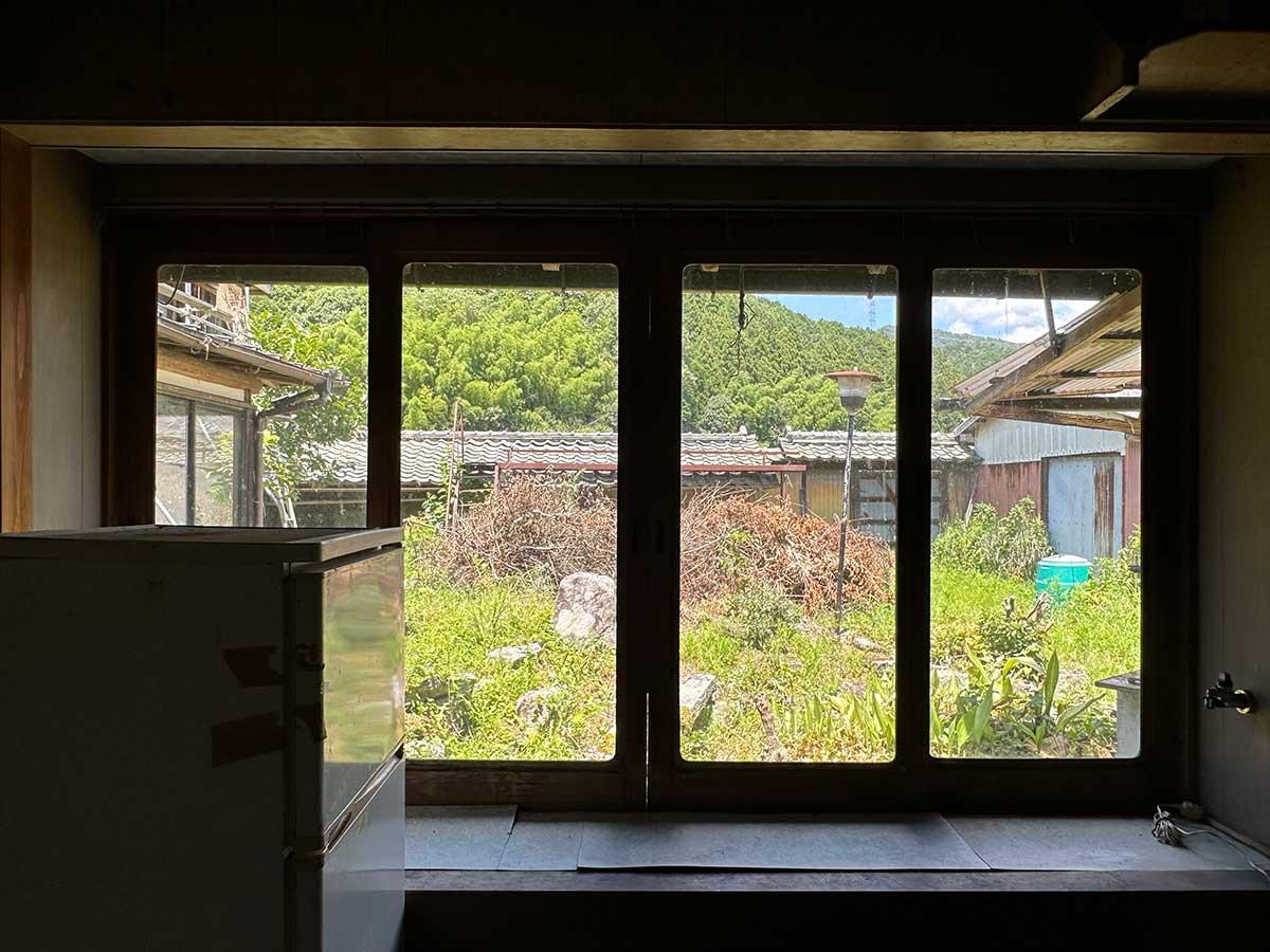 丹波市山南町の賃貸物件/庭を望む