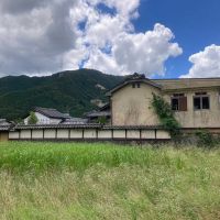 丹波市山南町の賃貸物件/山側からの外観