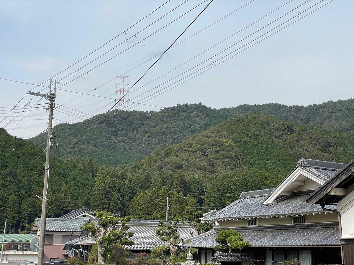 丹波市山南町の賃貸物件/山々がすぐそこ