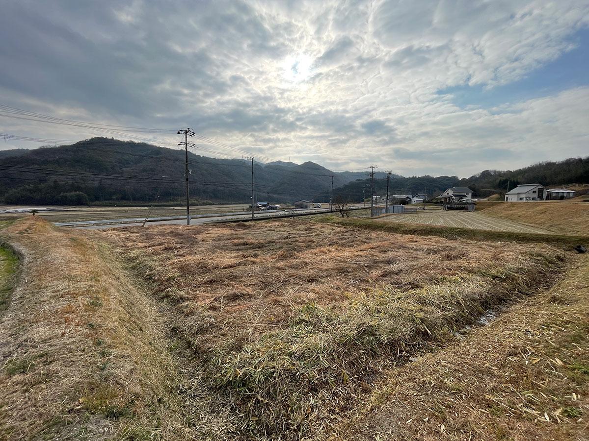 神戸市北区淡河町勝雄の売買物件/敷地奥から