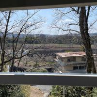 神戸市西区押部谷町の売買物件/道路の向こうは電車の車両基地
