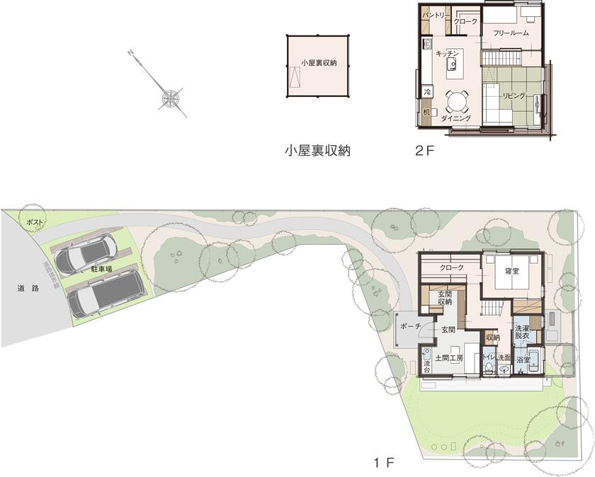加古川市平岡町新在家の売買物件/間取り
