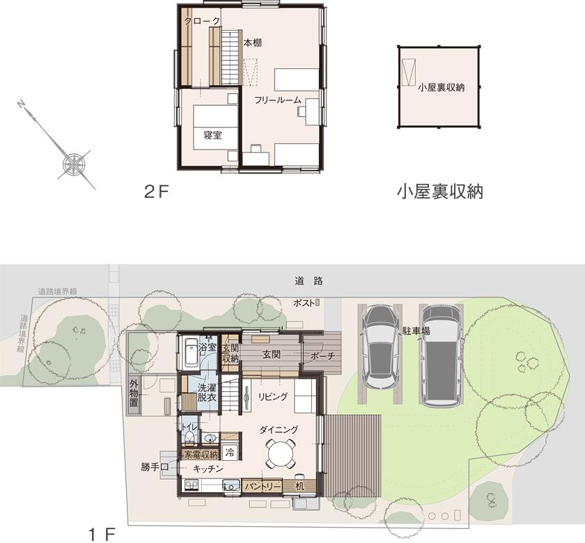 加古川市平岡町新在家の売買物件/A号地_間取り
