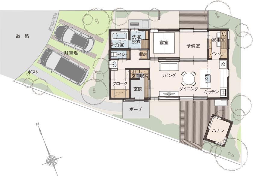 加古川市平岡町新在家の売買物件/B号地_間取り