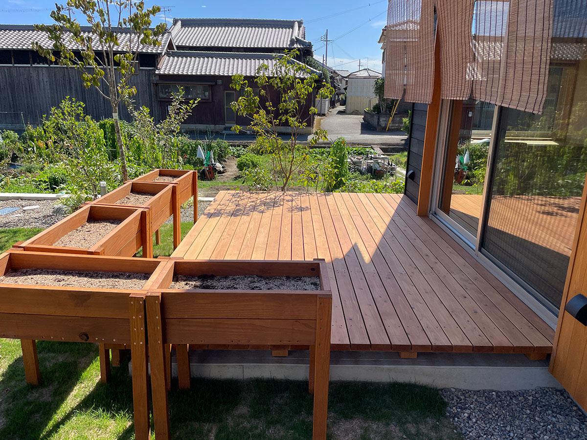 加古川市平岡町新在家の売買物件/A号_ウッドデッキ