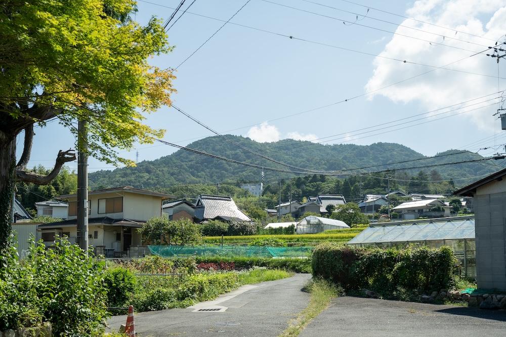 神戸市北区有野町唐櫃の売買物件/周辺は住宅と畑が混在しています