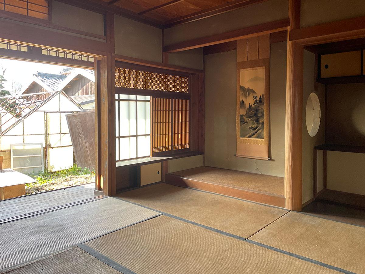 神戸市西区神出町田井の売買物件/1F和室。庭へつながる