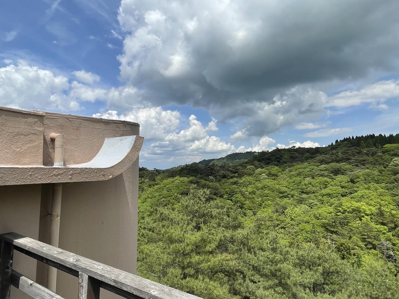 神戸市灘区六甲山町北六甲の売買物件/ウッドデッキからの眺め