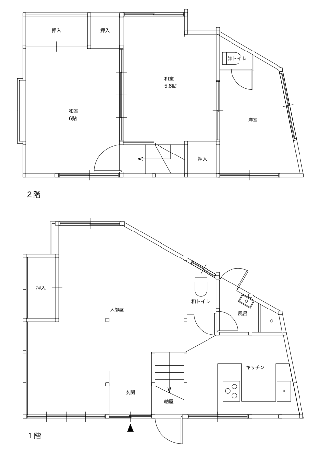 神戸市兵庫区熊野町の賃貸物件/※図面と現状が異なる場合には、現状を優先するものとします。