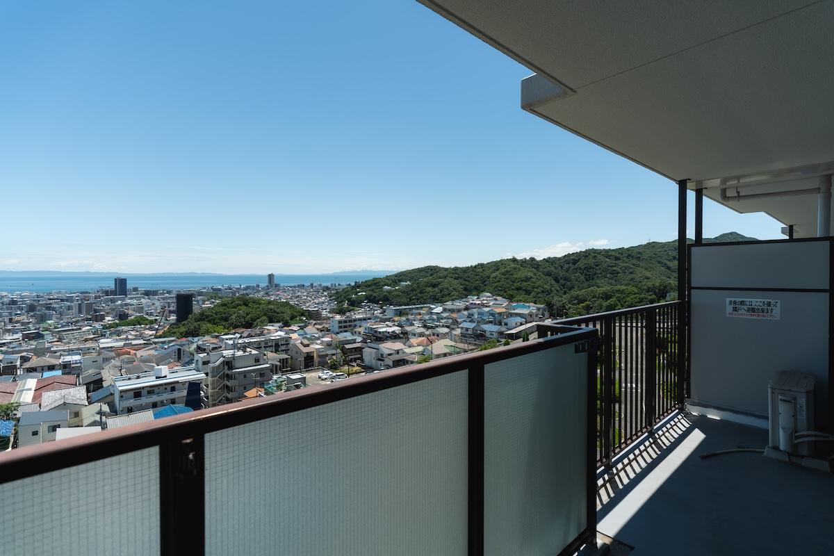 神戸市長田区高取山町の売買物件/見よ、この眺望！バルコニーに椅子を置きたい