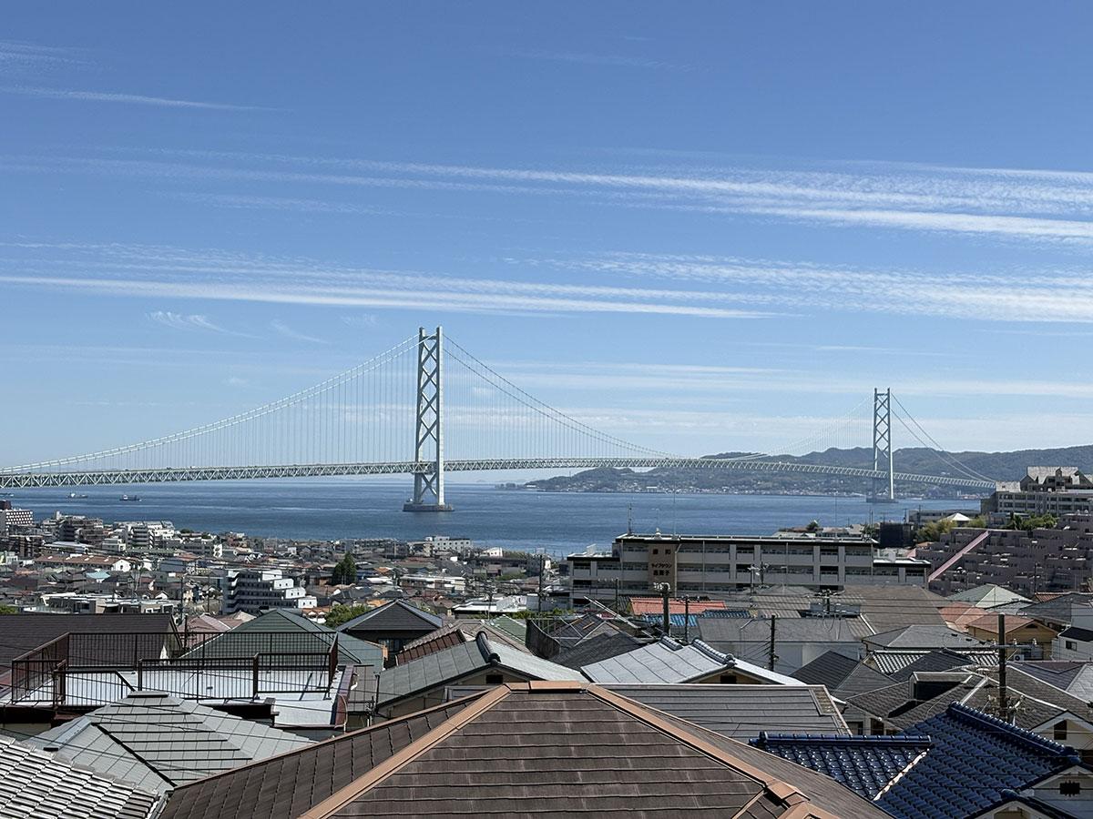 神戸市垂水区西舞子の売買物件/迫力の海峡ビュー（実際はもっと迫力あります）