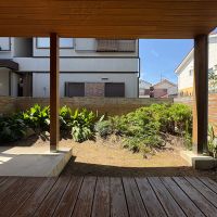 明石市西明石北町の売買物件/こぶりな庭が落ち着く