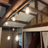 淡路市白山の売買物件/梁と照明が◯