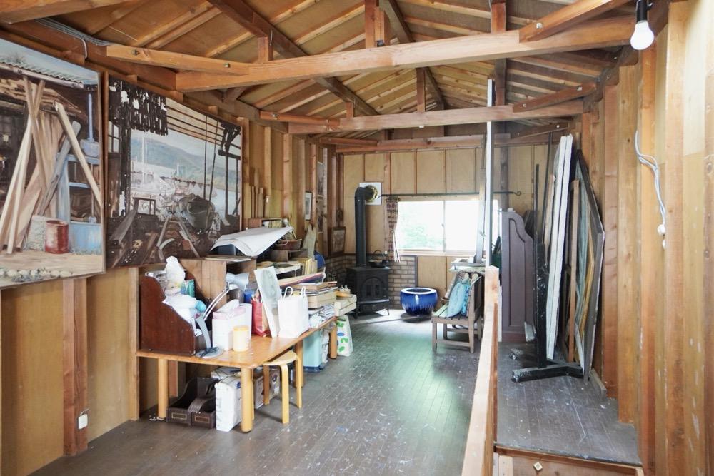 神戸市垂水区塩屋町の売買物件/梁がむき出し。