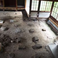 朝来市生野町口銀谷の売買物件/上から１階を見る