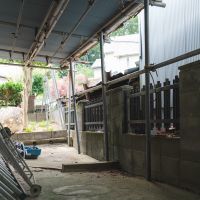 神戸市北区有野町唐櫃の売買物件/平屋横の野菜干しスペース