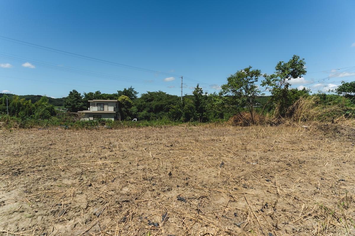 神戸市北区淡河町淡河の売買物件/宅地から西を向いた景色