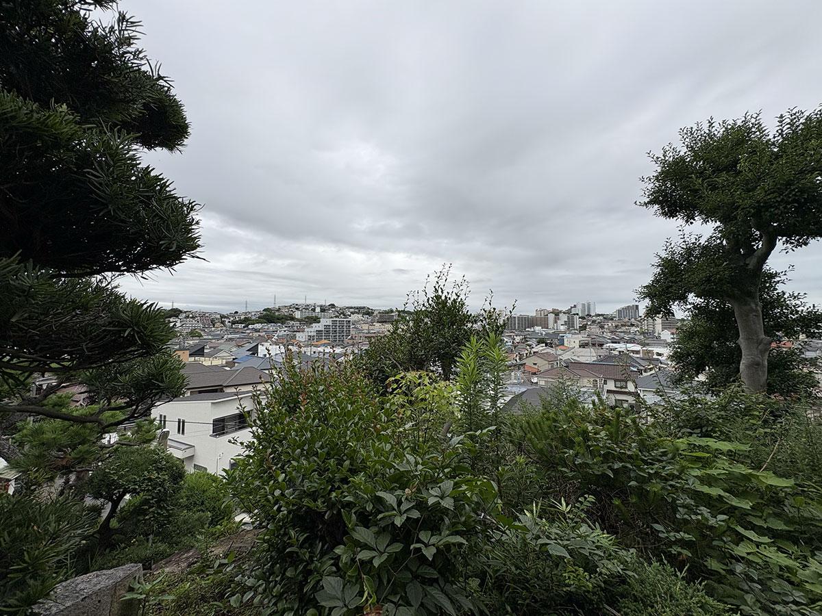 神戸市垂水区西舞子の売買物件/庭から