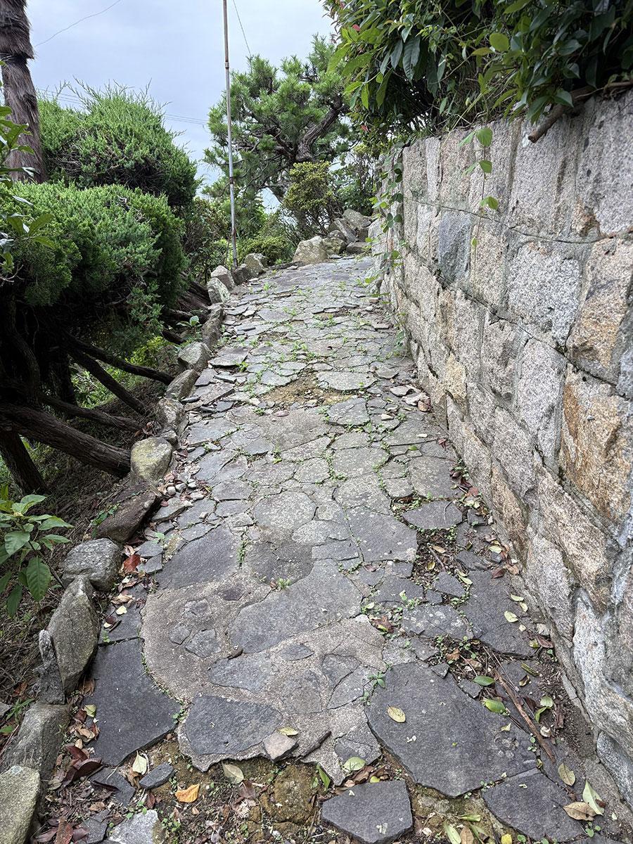 神戸市垂水区西舞子の売買物件/玄関までの小道