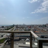 明石市大蔵八幡町の賃貸物件/サブバルコニーから街並み