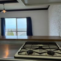 神戸市灘区六甲山町西谷山の売買物件/キッチンに立つとこの絶景