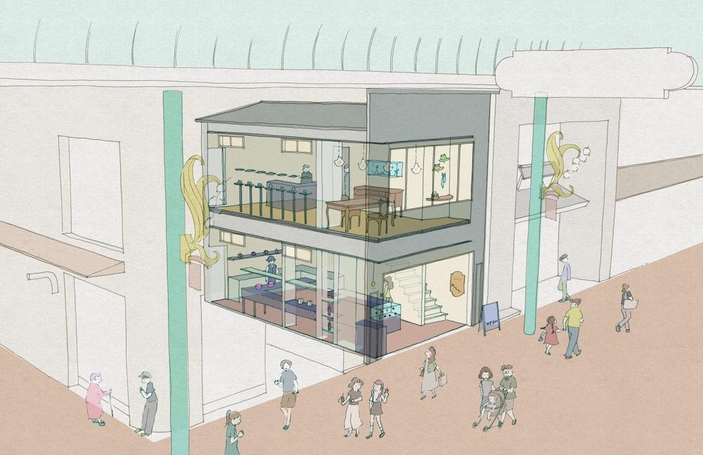 神戸市中央区元町通の賃貸物件/商店街に面した1・2階。ここにどんな店が入るのか、想像が膨らみます。（&copy;アトリエイマイ）