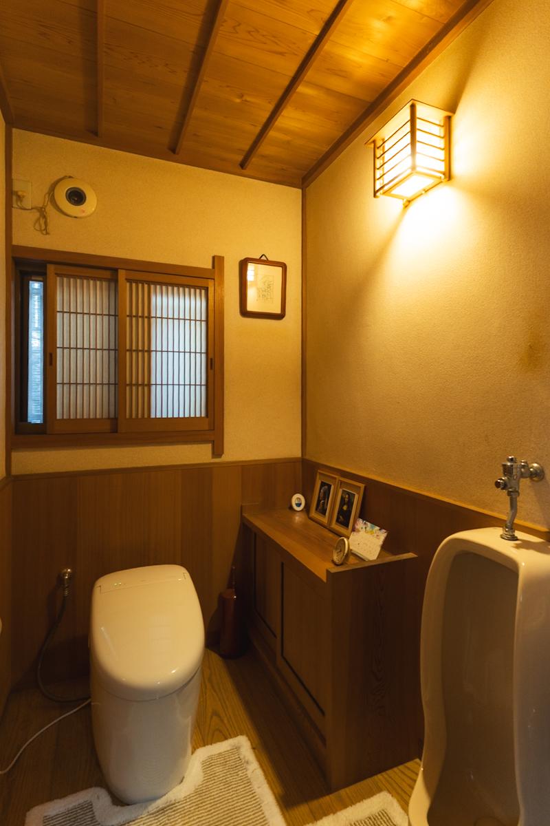 神戸市須磨区高倉台の売買物件/1階トイレも和の落ち着きあり