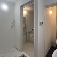 神戸市東灘区渦森台の賃貸物件/洗濯機置場は脱衣スペースに。生活動線もすっきり。