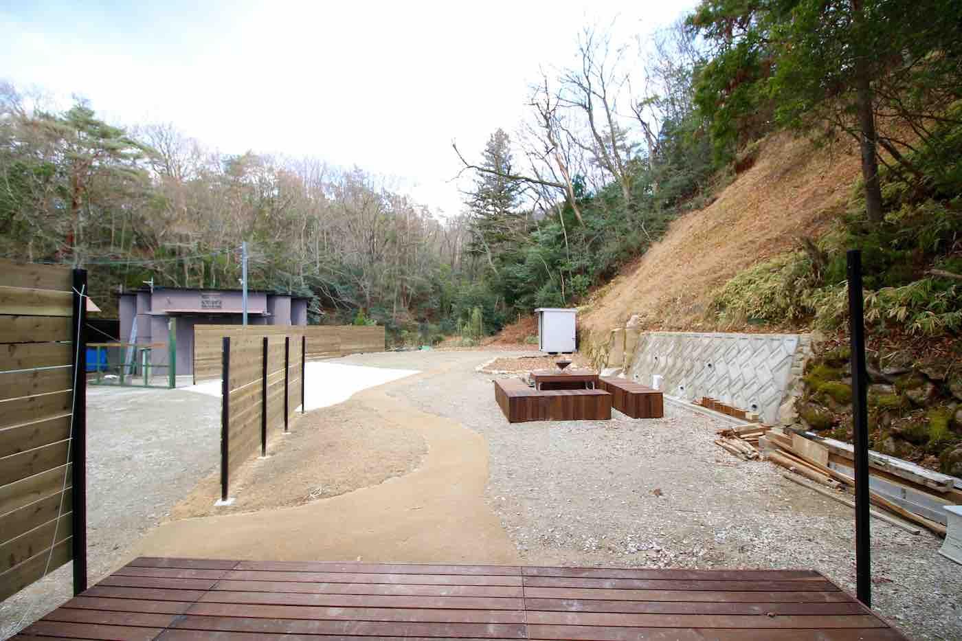 神戸市北区有馬町の賃貸物件/ウッドデッキからこの眺め