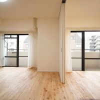 西宮市老松町の賃貸物件/部屋の中いっぱいに光が充満します