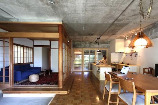 芦屋市東芦屋町の賃貸物件/新旧ごった煮のリノベーション空間は目に見えない仕掛けがいっぱい
