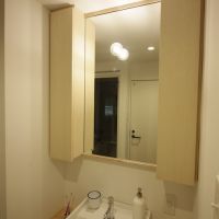 芦屋市東芦屋町の賃貸物件/洗面はシンプルに使い勝手が良い