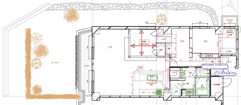 芦屋市東芦屋町の賃貸物件/*現況と間取り図が異なる場合、現況を優先します。