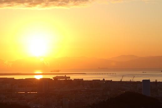 神戸市長田区高取山町の売買物件/夕景もグッときます