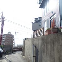 神戸市垂水区塩屋町の賃貸物件/外観、ちらり海が見えます
