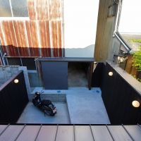 京都市中京区三条通神泉苑西入今新在家西町の賃貸物件/町家棟との間に駐輪場とゴミ置き場