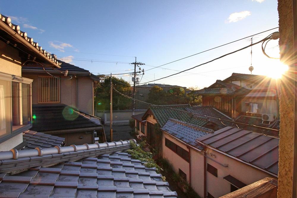 京都市左京区鹿ヶ谷上宮ノ前町69の賃貸物件/南側はスカッと