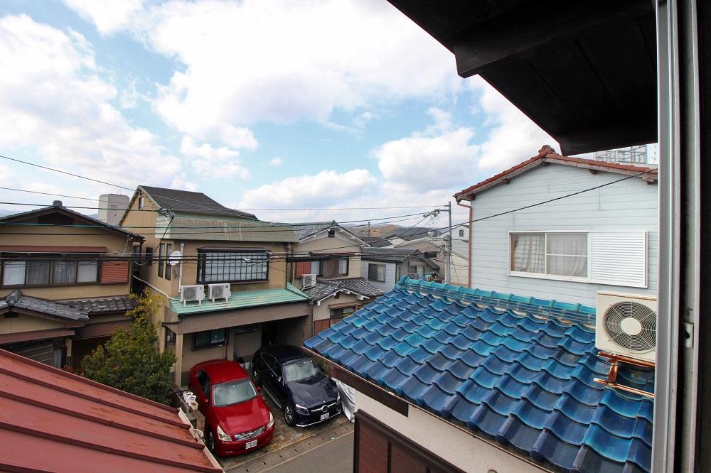 京都市左京区一乗寺庵野町の売買物件/北西にはチラッと送り火の「法」