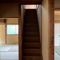京都市左京区上高野沢淵町の売買物件/階段が中心になった間取