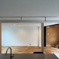 京都市北区鷹峯旧土居町1‐29の売買物件/キッチンで作業中はこの風景（写真は改装時のもの）