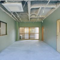京都市中京区御幸町通竹屋町上る毘沙門町 の賃貸物件/3階。壁面はグリーン系です。