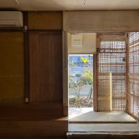 亀岡市大井町並河1丁目13-17、14-7の賃貸物件/壁の片面は竹小舞と波板にてフィニッシュ。借主にて造作も応相談。（13-17）