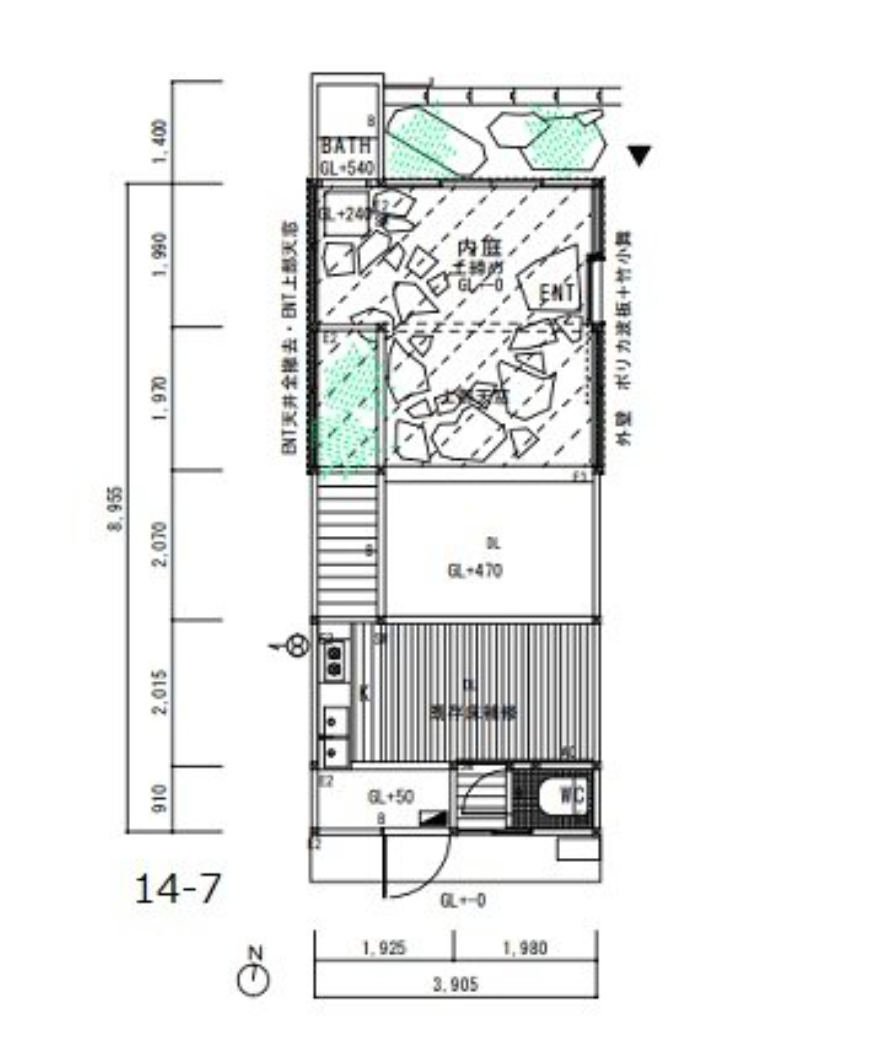 亀岡市大井町並河1丁目13-17、14-7の賃貸物件