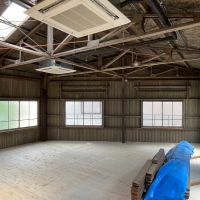 京都市中京区壬生東檜町の賃貸物件/天高は十分あるので一部床を上げても問題なさそうな大空間