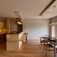 京都市下京区下材木町の賃貸物件/キッチンカウンターにはUSBやコンセント類が充実している
